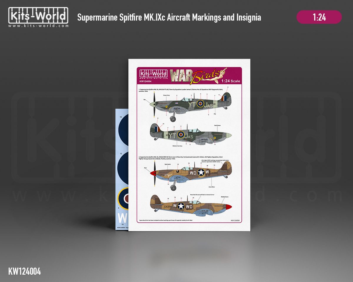 1:24 Supermarine Spitfire Mk.IXc 4th Fighter Squadron