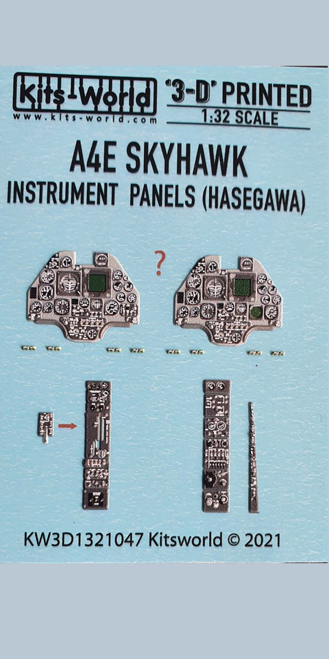 1:32 Douglas A-4E/A-4F Skyhawk-3D Full colour Instrument Panels