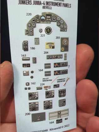 1:32 Junkers Ju-88A-4 Full colour Instrument Panel