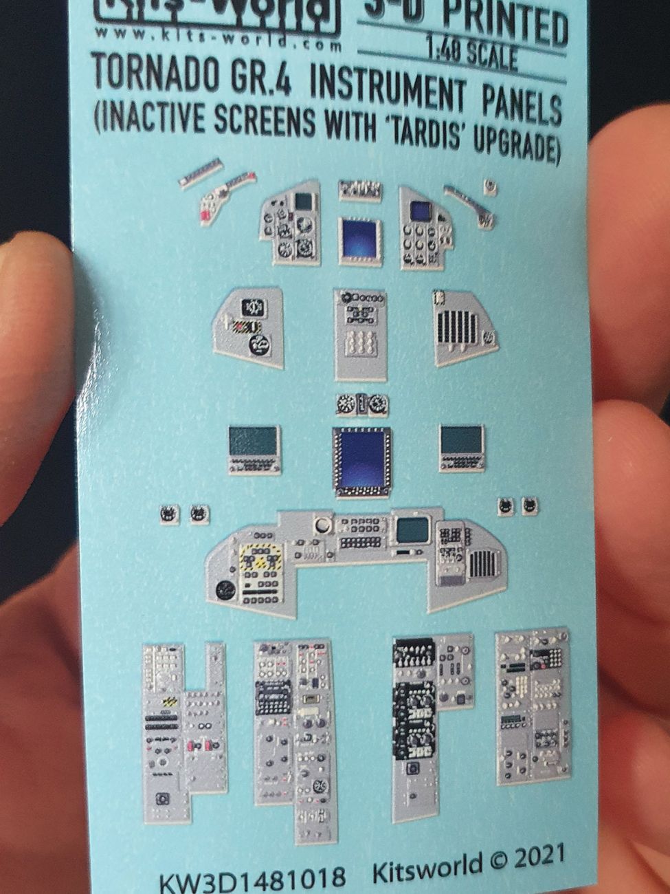1:48 Panavia Tornado GR.4 (INACTIVE SCREENS WITH 'TARDIS' UPGRADE) 3D Full colour Instrument Panels