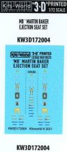 1:72 scale 3D 'MB' Martin Baker Ejection Seat Set- Seatbelt/Straps/Handles