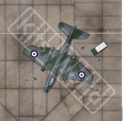 1:144 RAF Wildenrath, West Germany, 1967. 225mm(W) x 225mm(H)