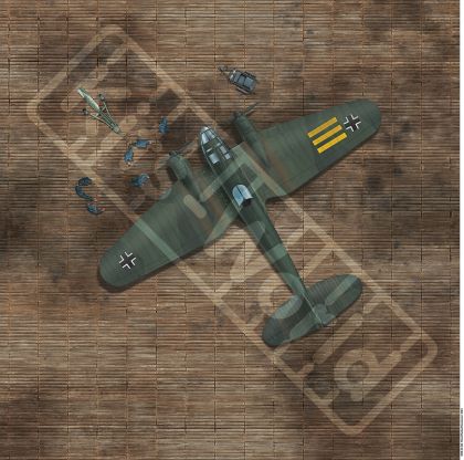 1:48 Wood Planked Revetment, Great War and Second World War. 675mm(W) x 675mm(H)