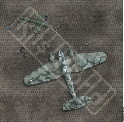 1:48 Fliegerhorst Grove, Denmark- 1.(F)/33 (possibly transited through the base), Danish units post-war. 675mm(W) x 675mm(H)