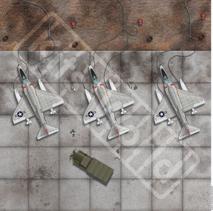 1:48 Da Nang Air Base, 1970-71. 675mm(W) x 675mm(H)