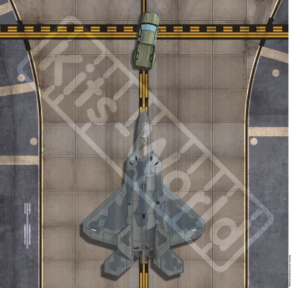 1:72 Tyndall Air Force Base, Florida- 2021. (Main) USAF Units- 325th Fighter Wing/325th Operations Group (2nd Flying Training Squadron, 43rd and 95th Fighter Squadrons). 450mm(W) x 450mm(H)