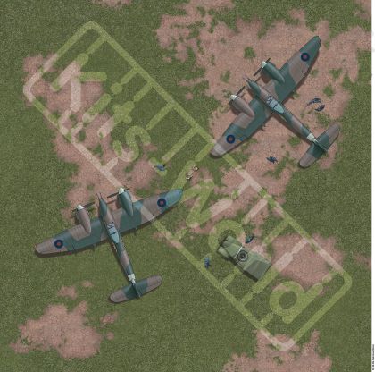 1:72 Plain Grass (Worn). 450mm(W) x 450mm(H)