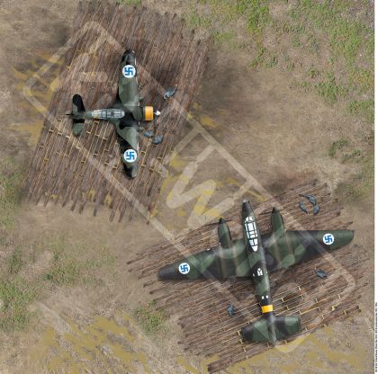 1:72 Wood planked revetments, Finland/Russia: Winter War/Eastern Front/Continuation War, 1940-1944. 675mm(W) x 450mm(H)