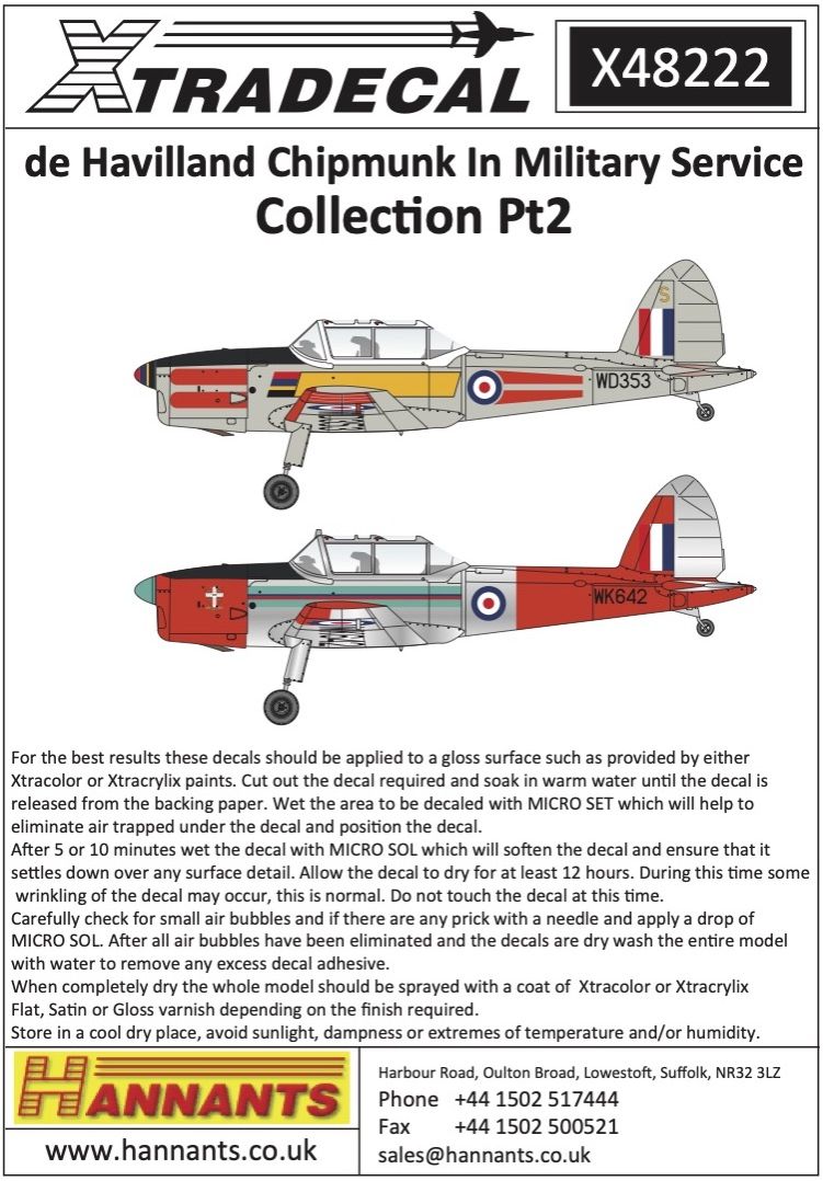 1:48 de Havilland Chipmunk In Military Service Part 2
