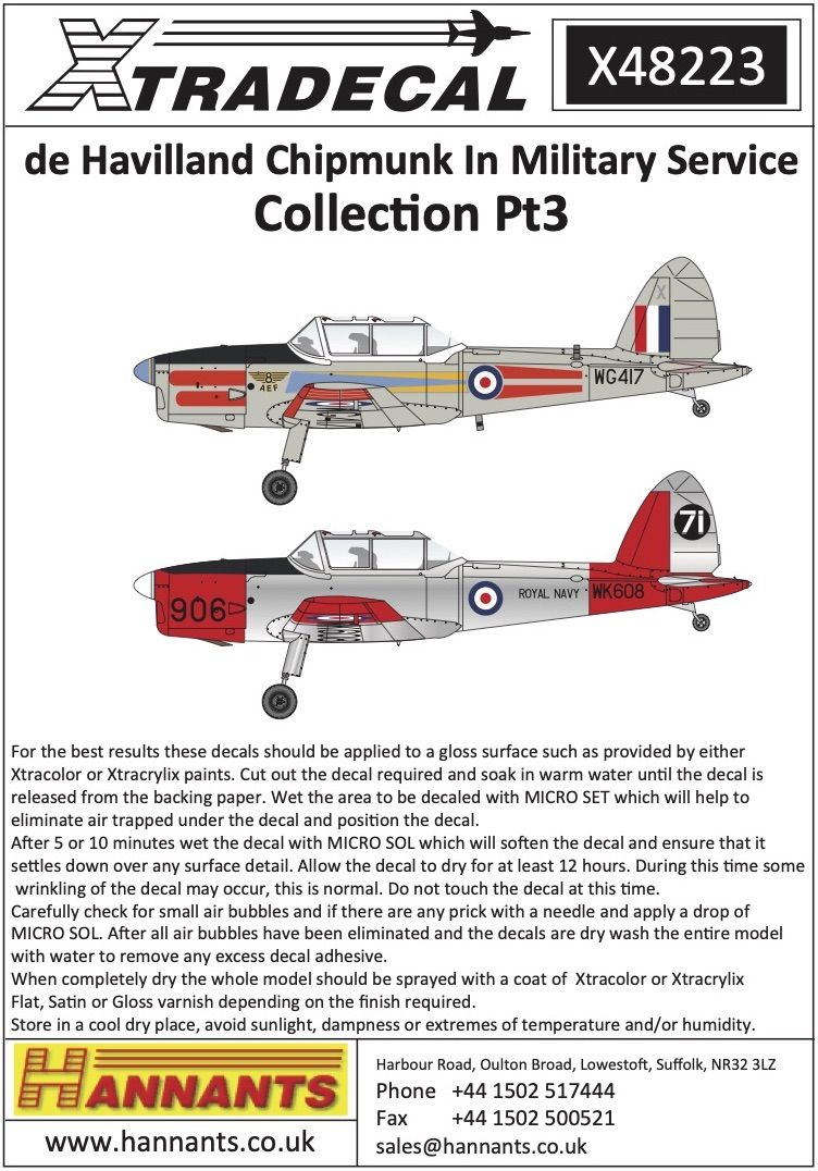 1:48 de Havilland Chipmunk In Military Service Part 3
