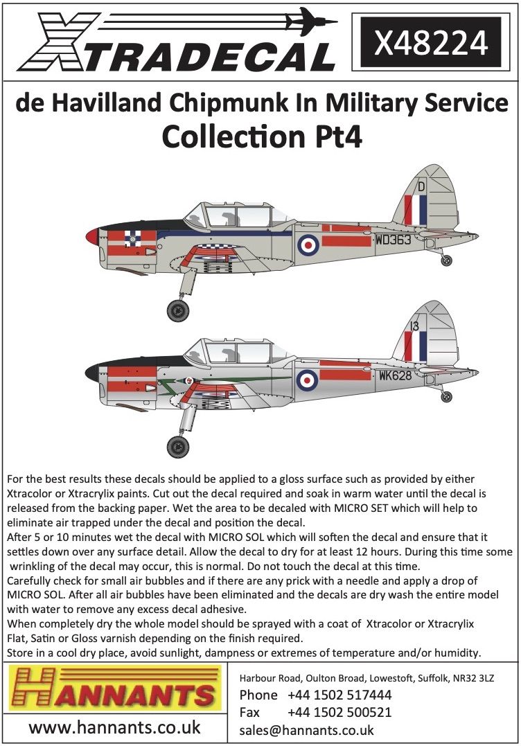 1:48 de Havilland Chipmunk In Military Service Part 4