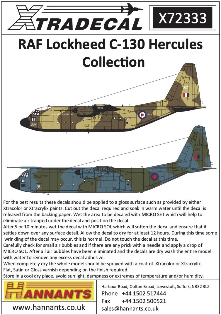 1:72 RAF Lockheed C-130 Hercules Collection