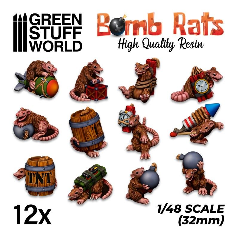 1:48 BOMB RATS Resin Set