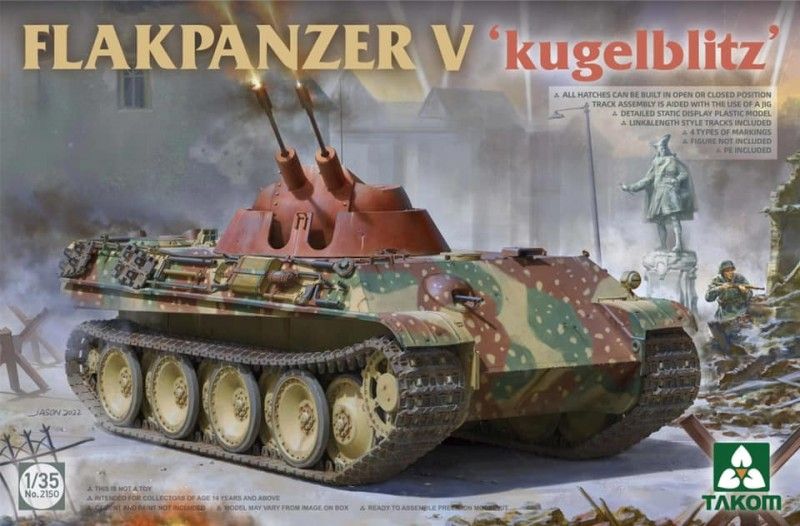 1:35 Flakpanzer V ,,Kugelblitz,,