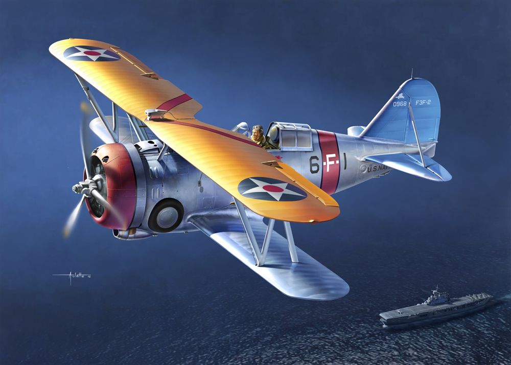 1:48 Grumman F3F-2 US Navy Fighter