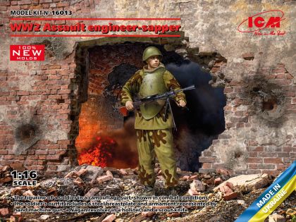 1:16 WW2 assault engineer-sapper