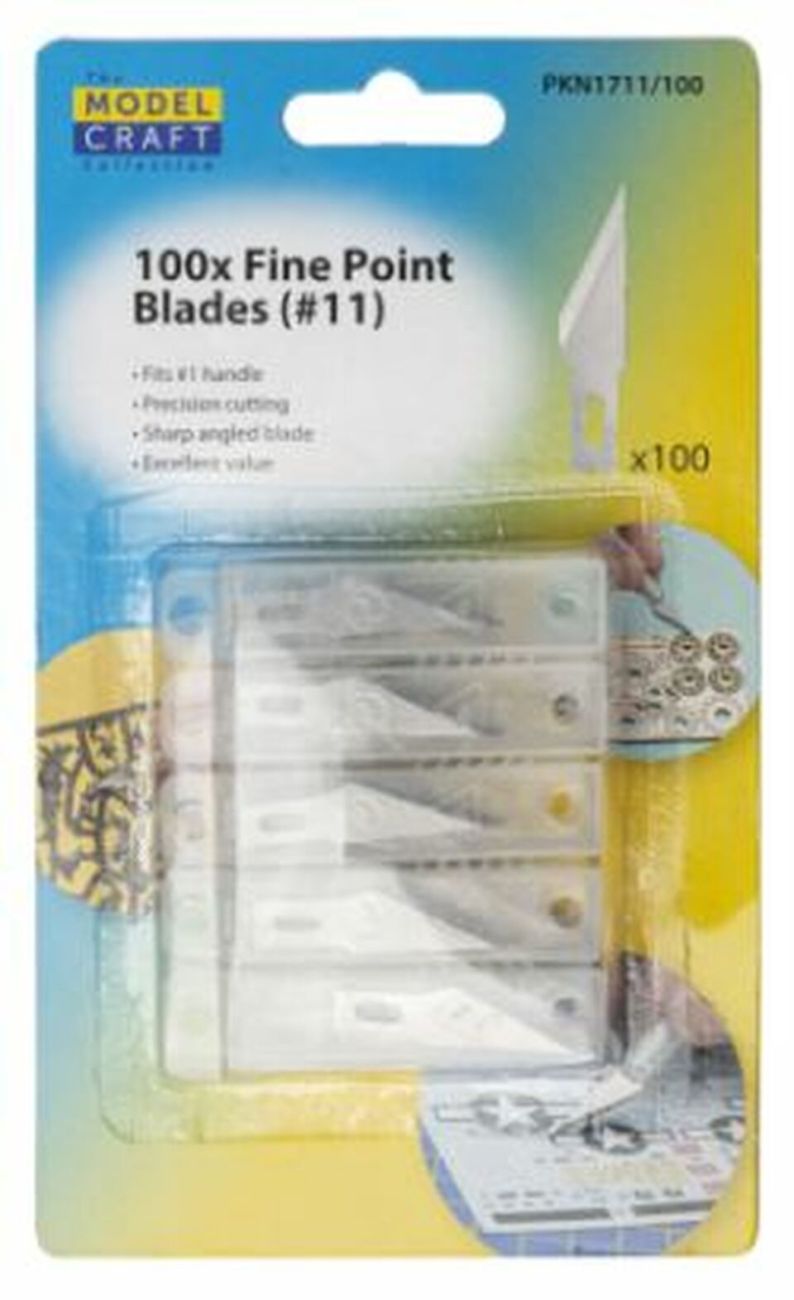 100x Fine point #11 Blades