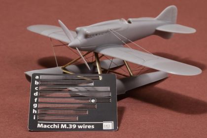 1:72 Macchi M 39 rigging wire set for SBS Model kit