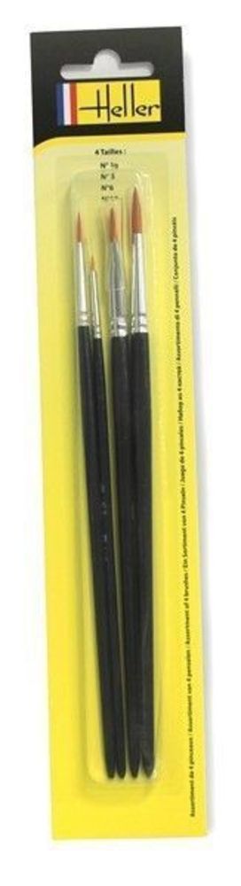 Brush Pack N° 3/0-3-6-10