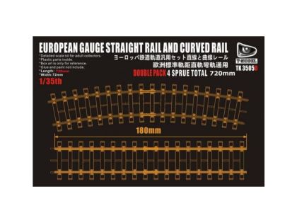 1:35 European Gaude Straight Rail and Curved Rail