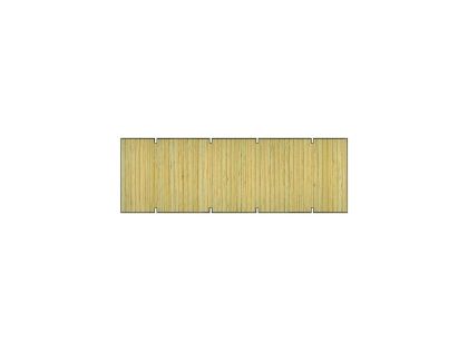1:72 Wooden deck sheet German 50T Type SSYS Platformwagen