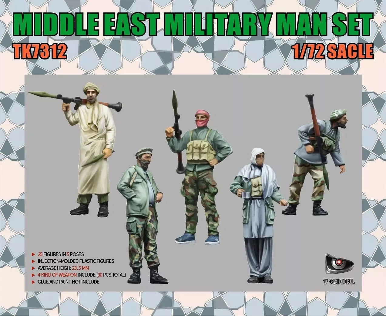 1:72 Middle East Military Man Set - (25 figures)