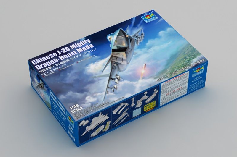1:48 Chinese J-20 Mighty Dragon-Beast Mode