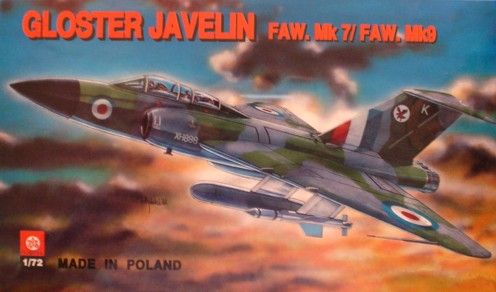 1:72 Gloster Javelin FAW. Mk7/FAW. Mk9