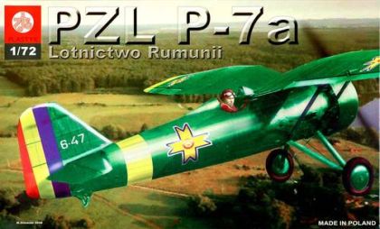 1:72 Polish IIWW fighter PZL P-7a Lotnictwo Rumunii