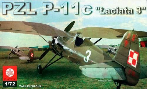 1:72 Polish IIWW fighter PZL P-11C 