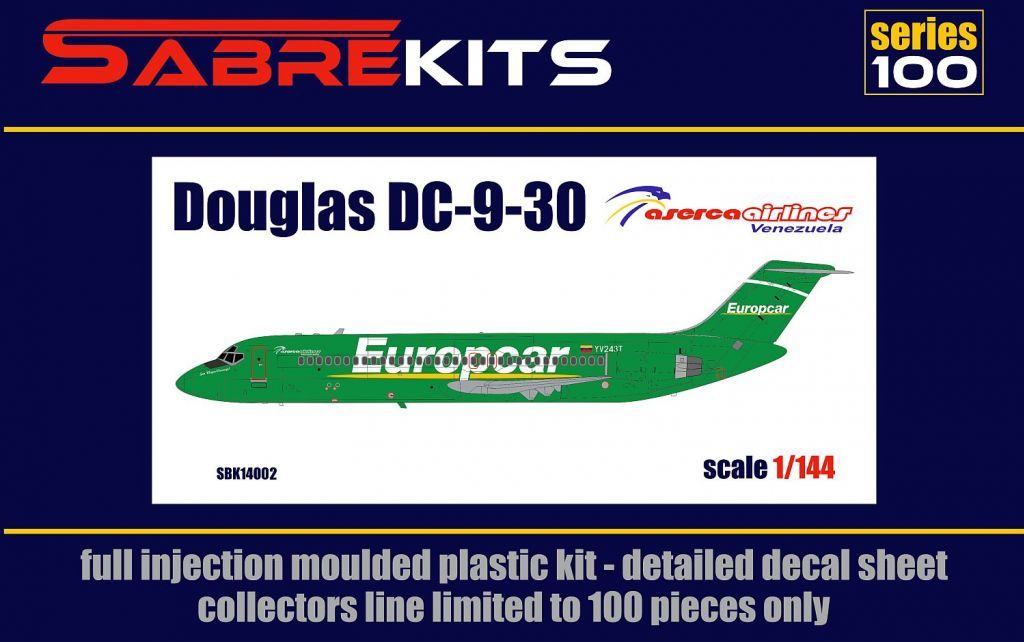 1:144 Douglas DC-9-30 Aserca airlines