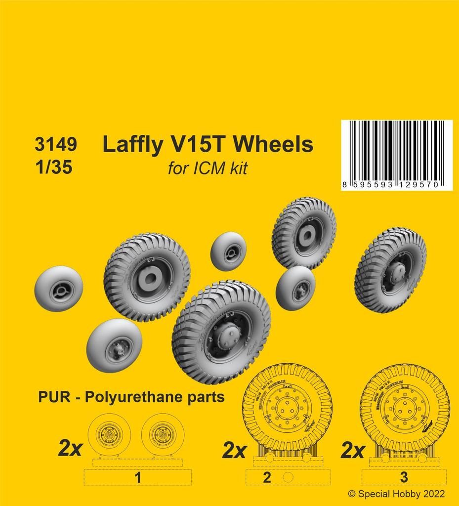 1:35 Laffly V15T Wheels / for ICM kit