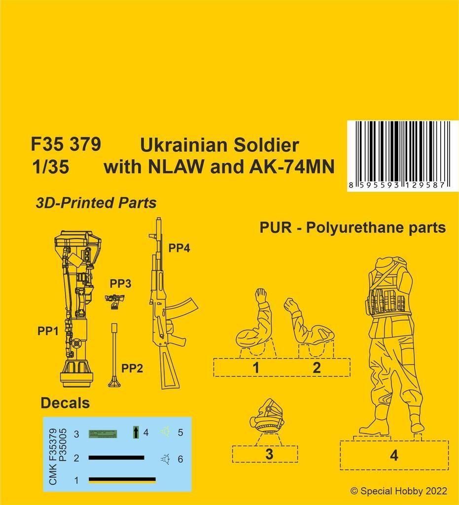 1:35 Ukrainian Soldier with NLAW and AK-74MN