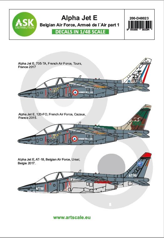 1:48 Alpha Jet E Belgian AF and Armeé de l´Air