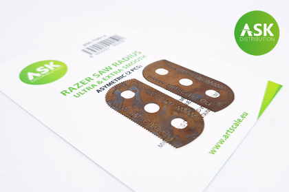 ASK žiletková RADIUS pilka pro velmi jemnou práci 100/65 zubů - 2 ks