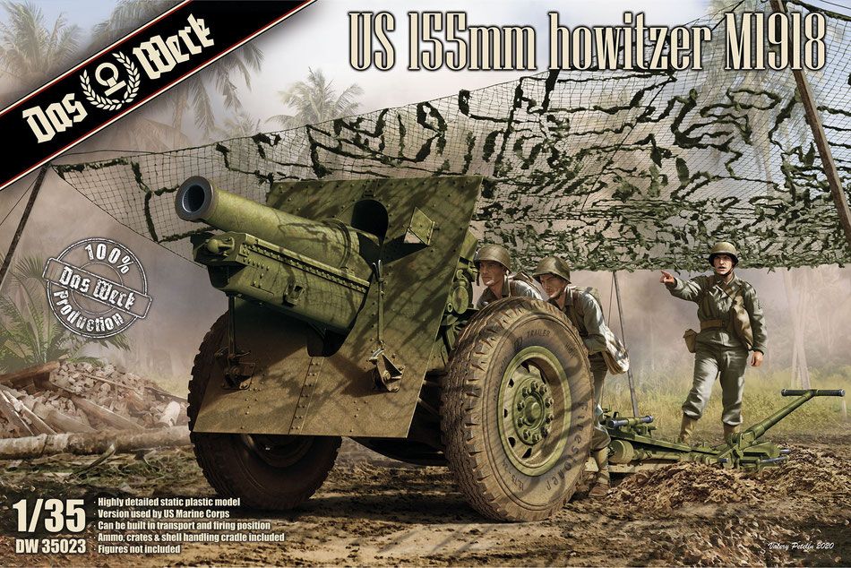 1:35 US 155mm howitzer M1918