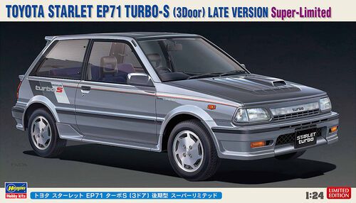 1:24 Toyota Starlet EP71 Turbo-S (3Door) Late Version Super-Limited