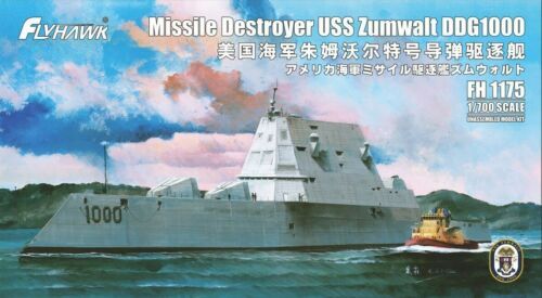 1:700 Missile Destroyer USS Zumwalt DDG-1000