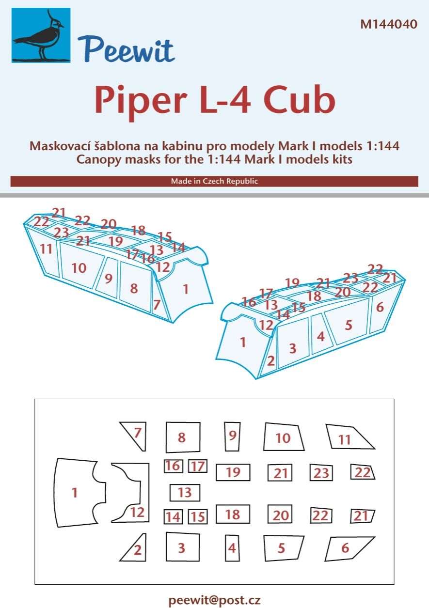 1:144 Piper L-4 Cub