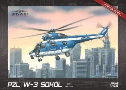 1:48 PZL W-3 Sokół Police Helicopter