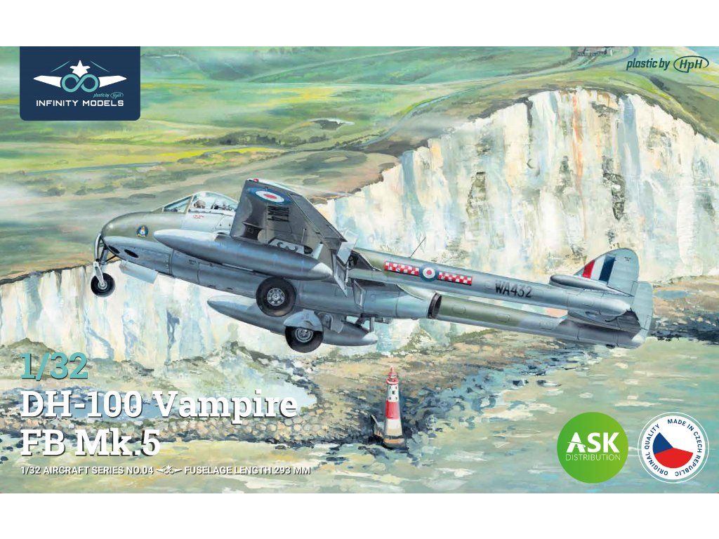1:32 DH-100 VAMPIRE FB MK.5