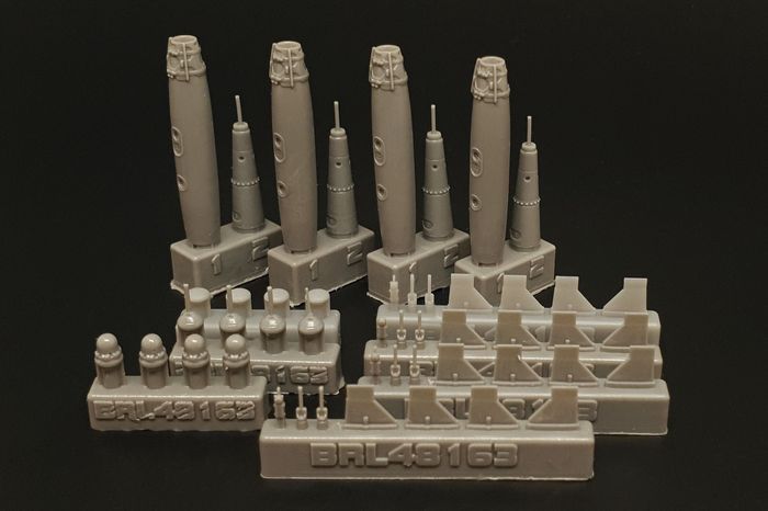 1:48 GBU-38 JDAM 500lb bomb (4pcs)