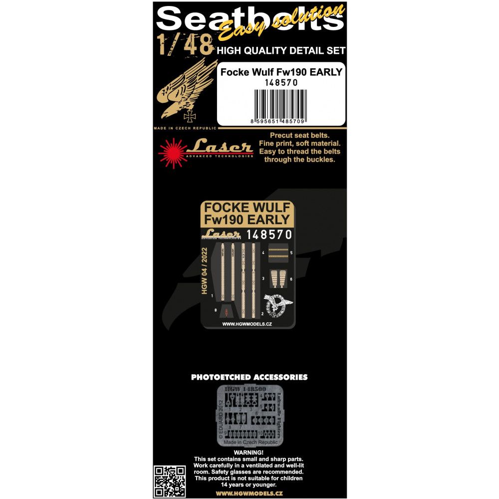 1:48 FOCKE WULF FW190 EARLY- PÁSY