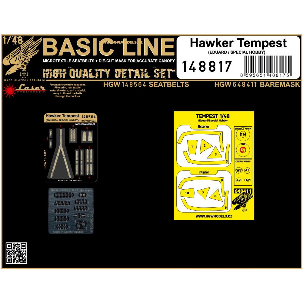 1:48 HAWKER TEMPEST - BASIC LINE