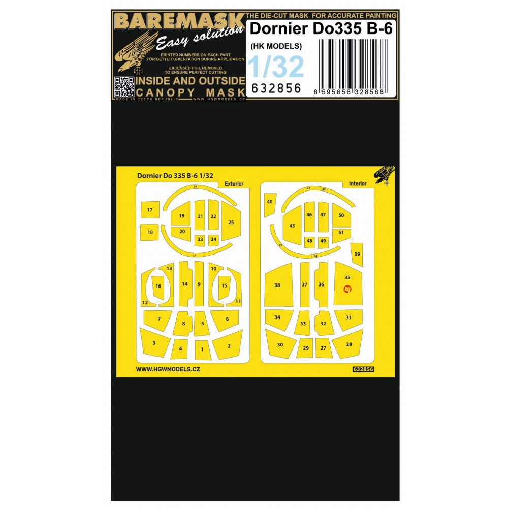 1:32 DORNIER DO 335B-6 - MASKS