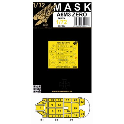 1:72 A6M3 ZERO (TAMIYA) - MASKS