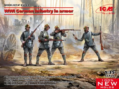 1:35 WWI German Infantry in аrmor