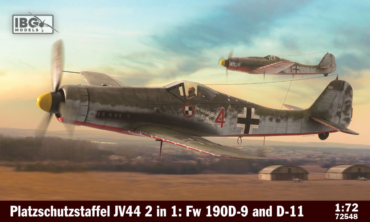 1:72 Platzschutzstaffel JV44 2 in 1: Fw 190D-9 and D-11