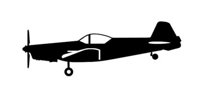 nálepka Zlín Z-526 (15cm černá)