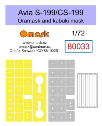 1:72 Avia S-199/CS-199 mask